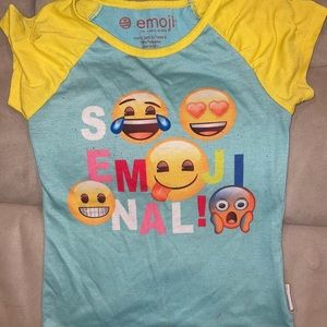 Jersey like emoji Tshirt perfect for lounging
